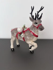 Villeroy & Boch Santa Schlittenfahrt Rentier Porzellanfigur - Bild 1 von 5