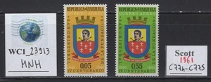 WC1_23913.VENEZUELA. 1961 ANNIV. ST. CRISTOBAL air set. Sc.C774-C775. MNH - Picture 1 of 1