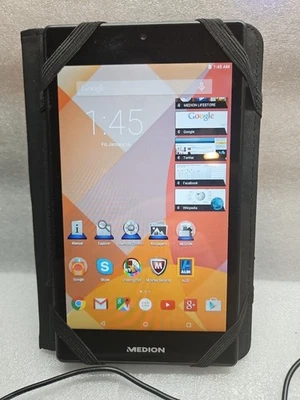 Medion Lifetab P7332  Android Tablet Black 7" Touchscreen Bluetooth. Unlocked - Image 1 of 4