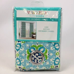Waverly Sun n Shade Curtain Panel One Grommet Panel 52" x 95" (One Panel) - Picture 1 of 6