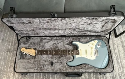 2017 Fender American Professional Stratocaster Sonic серый с HC палисандр хорошее состояние почти как новый - Изображение 1 из 4