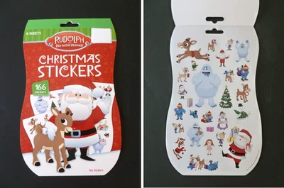 LEAP YEAR New RUDOLPH THE RED NOSED REINDEER 166 Christmas Stickers Misfits Bumble