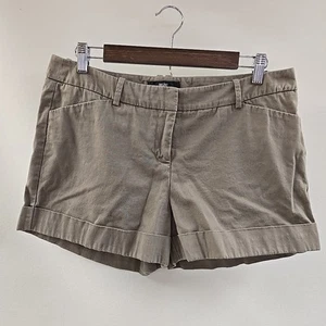 Pantaloncini Mossimo Elasticizzati Elasticizzati Donna Tg 12 Khaki Zip Frontali Elasticizzati - Foto 1 di 11