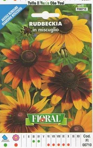 RUDBECKIA IN MISCUGLIO - AIUOLE BORDURE GIARDINI ROCCIOSI-FLORAL - BUSTA SEMENTI - Picture 1 of 1