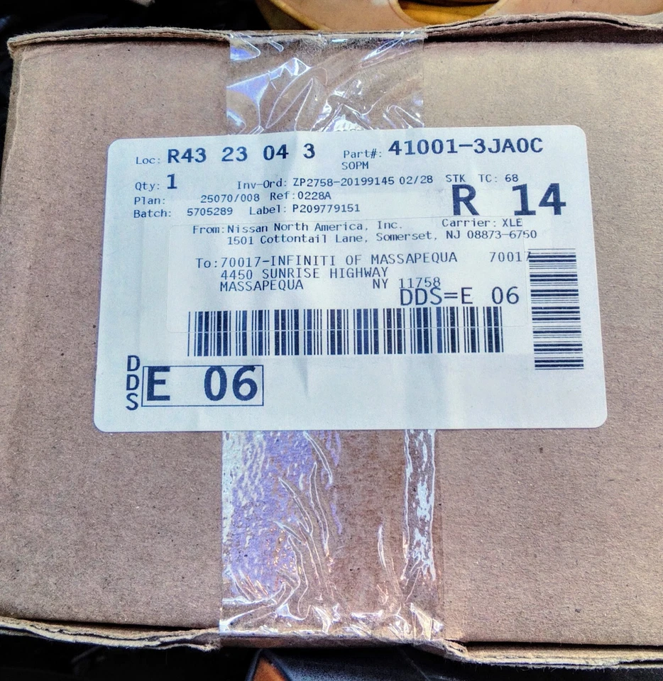 Genuine 2013 -2023 Nissan Infiniti Front Right Caliper OEM# 410013JA0C QX60 JX35 - Image 1 of 1