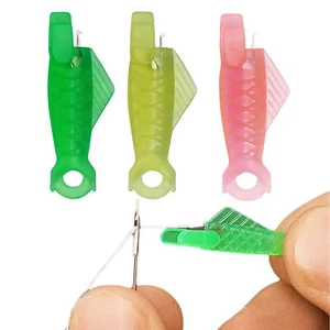 Sewing Machine Needle Threader Tool Needle Threading Solution Fish for Hand - Picture 1 of 13