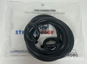 Dopamineo Widerstandsband Dopa Silikon schwer schwarz 5mm 18mm Neu - Bild 1 von 9