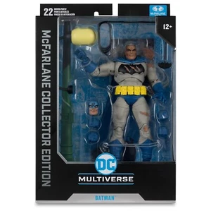 DC Multiverse BATMAN BATTLE DAMAGE BLUE Figure Collector Edition Dark Knight New - Picture 1 of 11