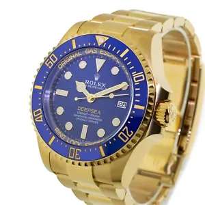 Rolex Deepsea 44mm Yellow Gold Blue Dial & Blue Bezel 136668LB - Picture 1 of 10