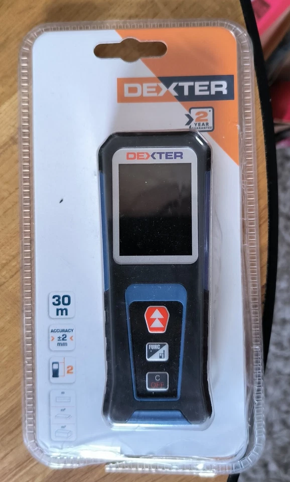 Télémètre Laser DEXTER 30 m VM0 - quasi neuf - Photo 1/1