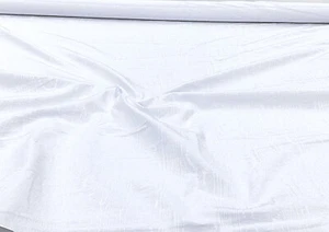 Tela de descuento Moire` falla bengalina blanca QQ37 - Imagen 1 de 1