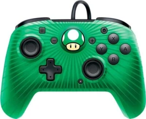 Controlador Faceoff Wired Pro 1-Up Mushroom Edition para Nintendo Switch - verde - Imagen 1 de 5