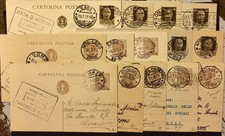 Regno 30+20 Cent 1930/45 Collezione Annulli Diversi Provincia Di Como