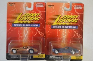 LOT OF 2 Johnny Lightning Chrysler Atlantic Authentic Die Cast Replicas 1:64 - Picture 1 of 9