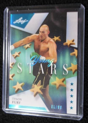 2021 Leaf Young Stars Tyson Fury card #'d 81/99 #YS-06 - Image 1 of 2