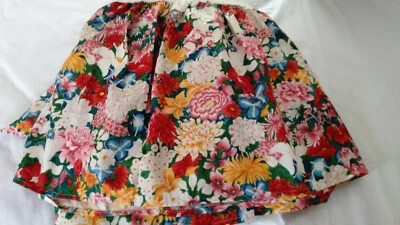 RALPH LAUREN-THOUSAND FLOWERS  FULL BEDSKIRT DUST RUFFLE-COLORFUL-2 Available - Image 1 of 4