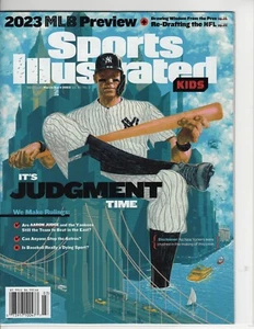 Sports Illustrated for Kids March April 2023 Aaron Judge - CARDS POSTER INSIDE - Picture 1 of 1