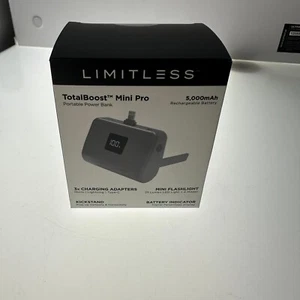Limitless TotalBoost Mini Pro 5,000mAh Universal Power Bank Multiple Adapters - Picture 1 of 3
