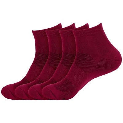 Unisex Rayon from Bamboo Fiber Sports Superior Wicking Athletic Quarter Socks - Image 1 of 4