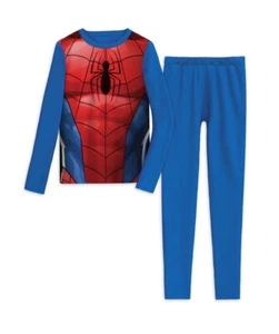 Cuddl Duds Marvel Spider Boys Thermal Underwear Set L 10/12 Climate Right - Picture 1 of 3