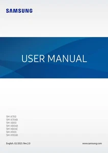SAMSUNG GALAXY S8 TAB 5G SM-X700 X800 MANUAL DE INSTRUCCIONES GUÍA DE USUARIO 172 PÁGINAS - Imagen 1 de 1