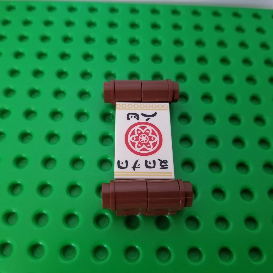 NUEVO Lego DOJO Wu Tile Scroll 2x3 Ninjago Signo Karate Jiu Jitsu Sensei Minifigura Foto 1 de 1