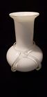 Vintage Holmegaard/Carnaby WHITE CASED WRAPPED Art Glass Vase MCM