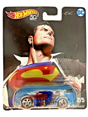 Nuevo en caja 2017 Haulin Gas Super Man DC #2/5 Hot Wheels Premium Metal Real Riders Foto 1 de 4