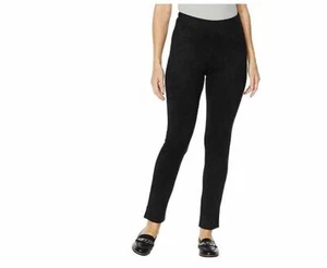 Diane Gilman Brushed Knit Skinny Legging Black NEW Petite size XL - Picture 1 of 2