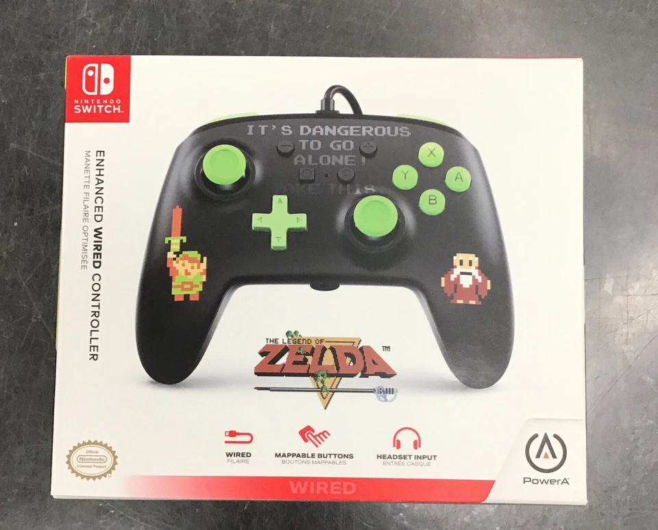 Nintendo Switch The Legend Of Zelda Enhanced Wired Controller PowerA (111108)