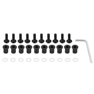M5 Windshield Windscreen Bolts Screws For Kawasaki Ninja 250 300 500 600 650 750 - Bild 1 von 11
