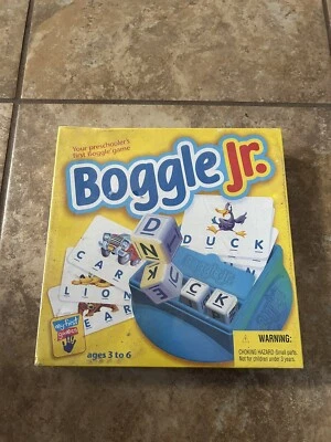 Boggle Jr. Preschool Spelling Educational Word Game, 1998, Parker Brother Sealed - Image 1 of 2