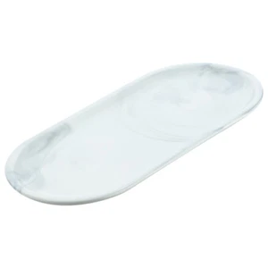 Kitchen Food Tray Bathtub Tray Vanity Tray Resin Marble Tray Jewelry Plate - Picture 1 of 12
