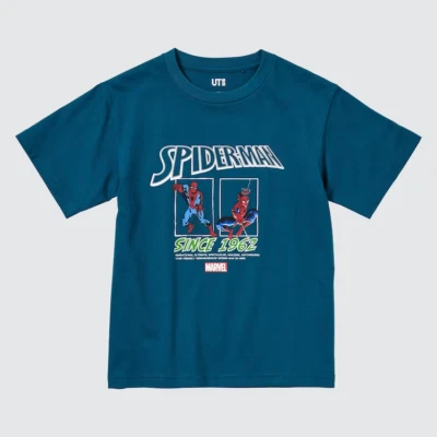 UT Uniqlo x Marvel Spider-Man "Since 1962" Kids T-Shirt Size 6-7 / 130 - Изображение 1 из 4