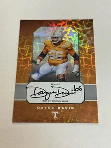 2024 ONIT TENNESSEE VOLUNTEERS DAYNE DAVIS 118/200 ORANGE FOIL ON CARD AUTO SP - Picture 1 of 2