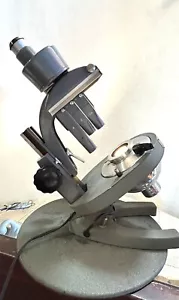 Bausch & Lomb Gem GIA Gemolite Microscope & Case Space Age Vintage Rare - Picture 1 of 24