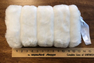 White Faux Fur Muff - Picture 1 of 1