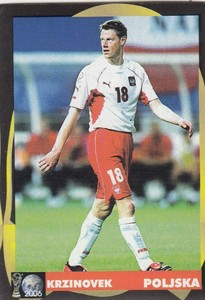 Football sticker JACEK KRZYNOWEK Poland FIFA WC Germany 2006 School edit Serbia