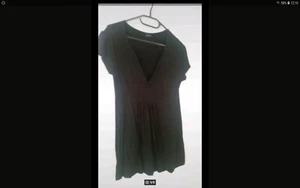 Damenshirt mit Spitze schwarz Gr.L - Bild 1 von 5