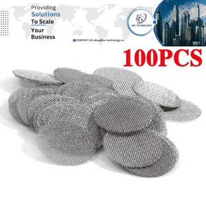 New Pipe Screens Stainless Steel Metal Tobacco Smoking Pipe Filters 3/4 Inch - Picture 1 of 6