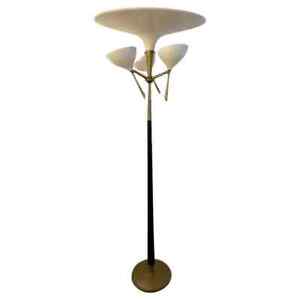 Modern Metal and Brass Floor Lamp by Passion, 1950s
