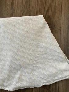 Nicole Miller Home Tablecloth Round 75" Silver Gold Metallic Cream Holiday - Picture 1 of 5