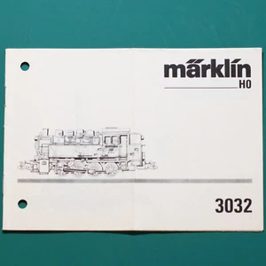Märklin für 3032 H0 - Anleitung/Begleitheft/Pflegehinweise - für BR 81 der DB - Bild 1 von 3