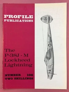 No.106 - Avión Perfil Publications - The P-38J-M Lockheed Lightning - Imagen 1 de 3