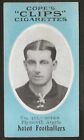 COPE-COPES CLIPS NOTED FOOTBALL 500 BACK-#452- PLYMOUTH ARGYLE - BODEN 