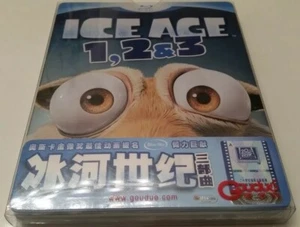 Ice Age Trilogy 1, 2 & 3 IRONPAK like STEELBOOK (Blu-ray China) OOP REGION FREE - Picture 1 of 10
