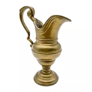 Art Nouveau Vase with Handle Brass, Handle Vase 14 CM Height - Picture 1 of 12
