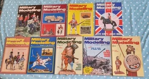 Vintage 1977 Military Modelling Magazines X 9 - Picture 1 of 16