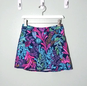 Lilly Pulitzer Luxletic Mini Maryana Skort Größe Mädchen XL 12 14, Calypso Coast - Bild 1 von 11