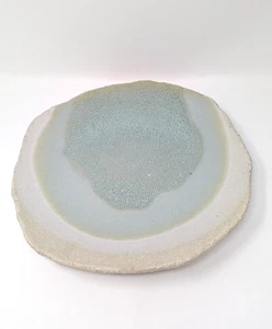 Jars France Wabi Large Dinner Plate 30x27cm Green Stoneware - Picture 1 of 4
